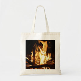 Door de vlammen tote bag