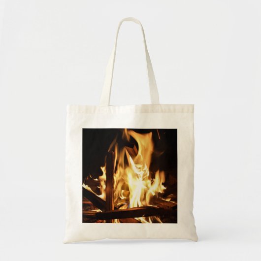 Door de vlammen tote bag (Voorkant)