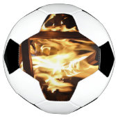 Door de vlammen voetbal (Gedraaid)