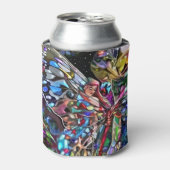 Door de vleugel van een vlinder blikjeskoeler (Blikje Voorkant)