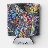 Door de vleugel van een vlinder blikjeskoeler (Voorkant)