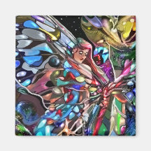 Door de vleugels van een vlinder