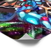 Door de vleugels van een vlinder poster (Hoek)