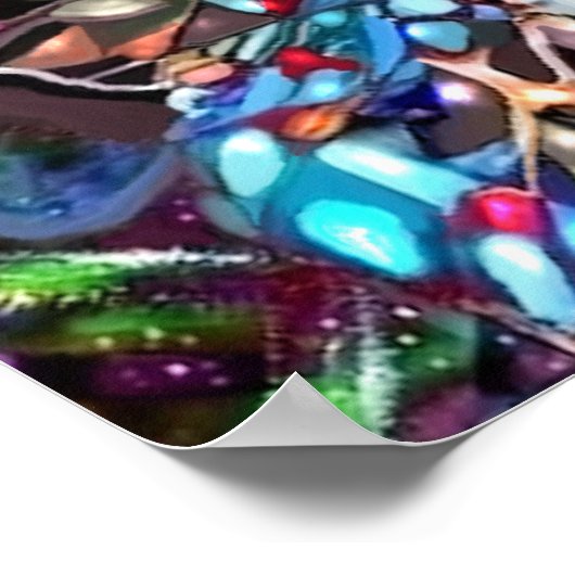 Door de vleugels van een vlinder poster (Hoek)