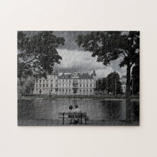 Door de waterpuzzel legpuzzel
