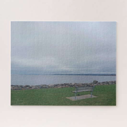 Door de waterpuzzel legpuzzel (Horizontaal)