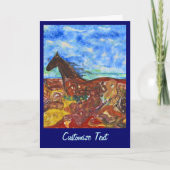 Door de weide bedankkaart (Voorkant)