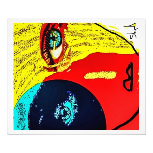 Door de wereld foto afdruk (Voorkant)