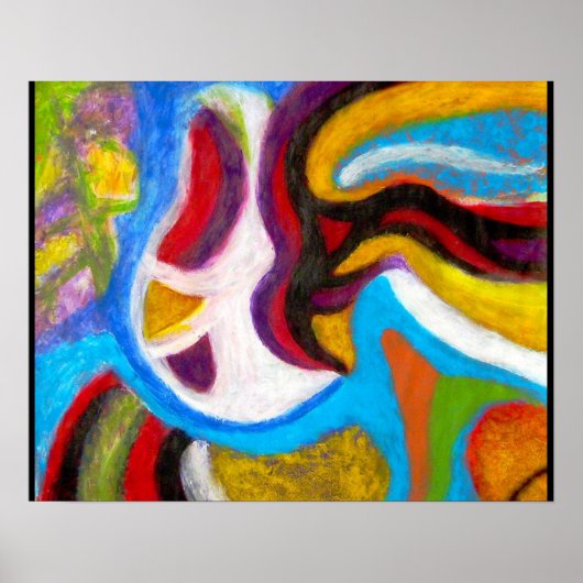Door de wind geblazen poster (Voorkant)