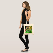 Door de wind geteisterde boom tote bag (Voorkant (model))