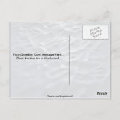 door de wind verstrooid ijs briefkaart (Achterkant)