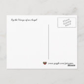 Door de Wings of an Angel Ukraine Folk Art Briefkaart (Achterkant)