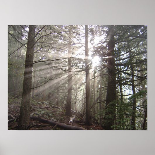 Door de wolken lopen poster (Voorkant)