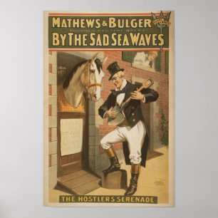 Door de Zad Zee Waves Poster