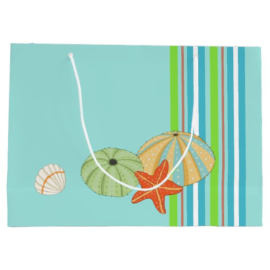 Door de Zee Gift Bag Groot Cadeauzakje (Achterkant)