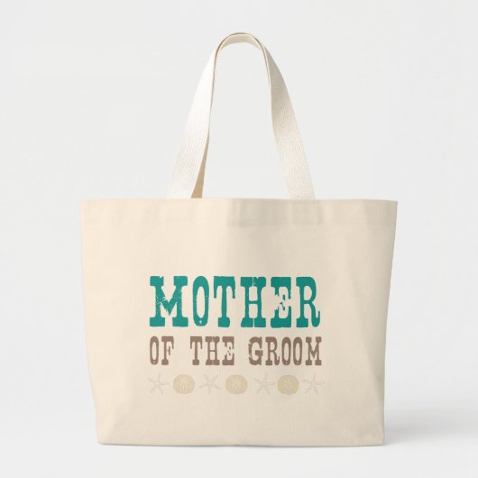Door de Zee Moeder van de Groom Grote Tote Bag (Voorkant)