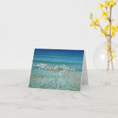 Door de Zee Note Kaart, witte enveloppen inbegrepe Kaart (Gele Bloem)