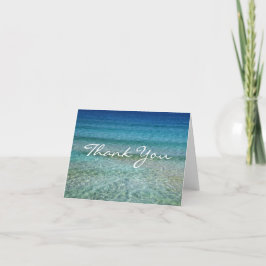 Door de Zee Note Kaart, witte enveloppen inbegrepe Kaart