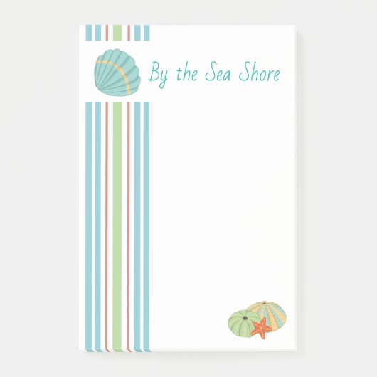 Door de Zee Shore Post-it Notes (Voorkant)