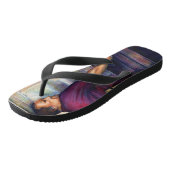 Door de zon gekuste Singapore Teenslippers (Schuin)