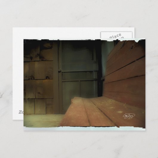 Door deze deur... Briefkaart (Voorkant / Achterkant)