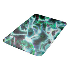 Door digitale watervallen en regenwouden gespleten badmat