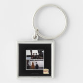 Door dik en dun sleutelhanger (Voorkant)