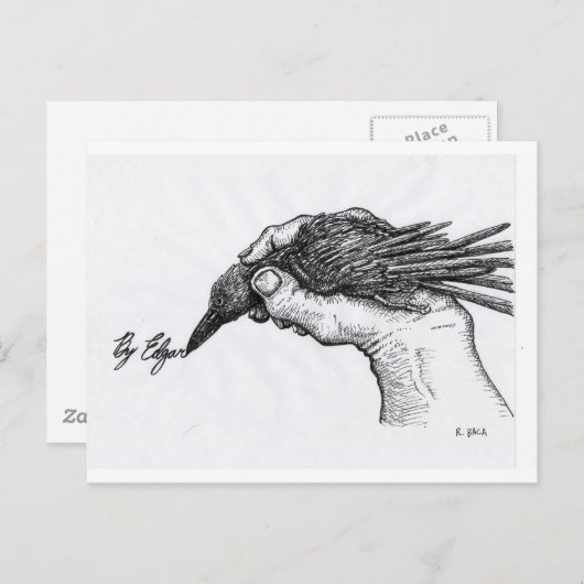 Door Edgar Briefkaart (Voorkant / Achterkant)