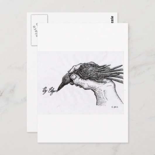 Door Edgar Briefkaart (Voorkant / Achterkant)
