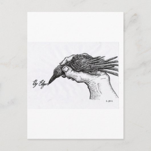 Door Edgar Briefkaart (Voorkant)