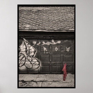 Door een achterdeurtje... poster