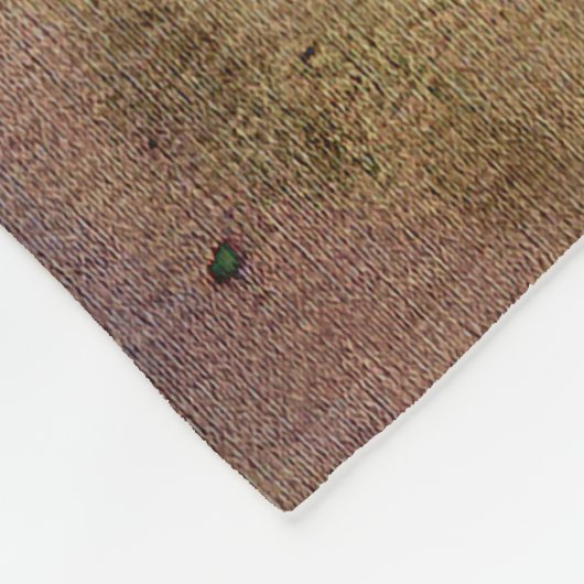 Door een glas donkerder fleece deken (Hoek)