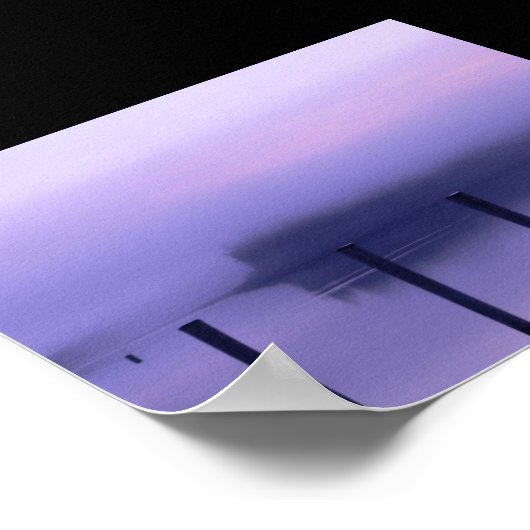 Door een glas donkerder poster (Hoek)