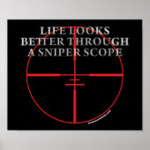 Door een Sniper-bereik Poster (Voorkant)