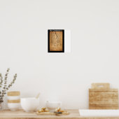 Door een thread vasthangen poster (Keuken)