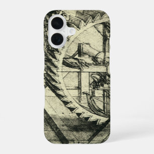 Door een tredmolen aangedreven kruisboog van Leona iPhone 16 Hoesje