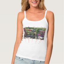 Door een tuinpoort...