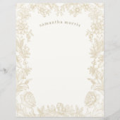 Door Elegant geschreven papier voor het schrijven  (Voorkant)