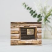 Door en door het raam briefkaart (Staand voorkant)