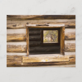 Door en door het raam briefkaart