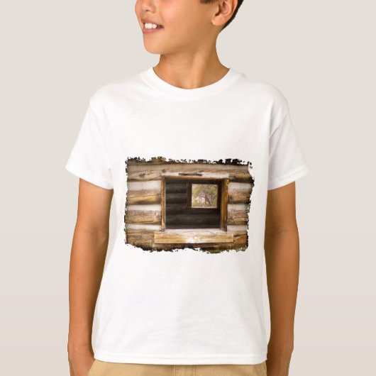 Door en door het raam t-shirt (Voorkant)