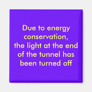 Door energiebesparing is het licht aan het eind... magneet