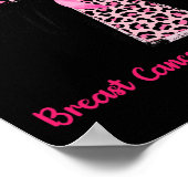 Door Faith Borstkanker Bewustzijn Christelijk Jesu Poster (Hoek)