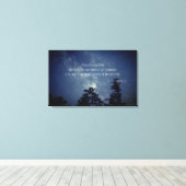 Door Faith Canvas Print (Insitu (Houten vloer))