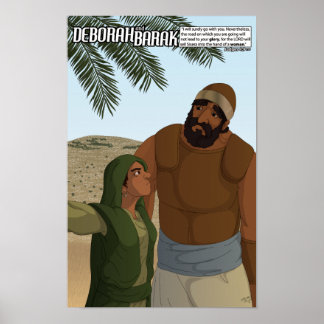 Door Faith Series - Deborah & Barak Poster 11 x 17