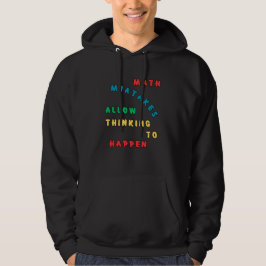 Door fouten in de wiskunde kan men denken hoodie