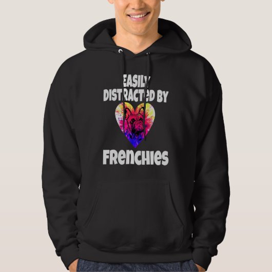 door Frenchie French Bulldog Hoodie (Voorkant)