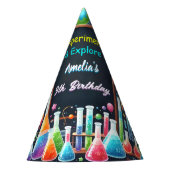 Door Fun Lab Kinder Geek Nerd Mad Science 9e Verja Feesthoedjes (Voorkant)