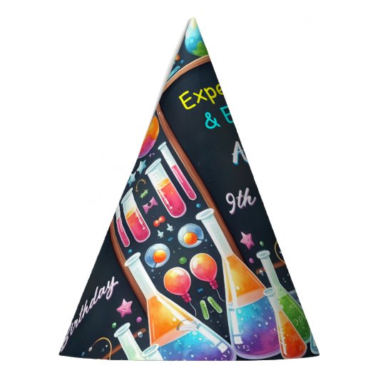 Door Fun Lab Kinder Geek Nerd Mad Science 9e Verja Feesthoedjes (Links)