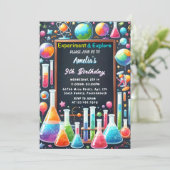 Door Fun Lab Kinder Geek Nerd Mad Science 9e Verja Kaart (Staand voorkant)